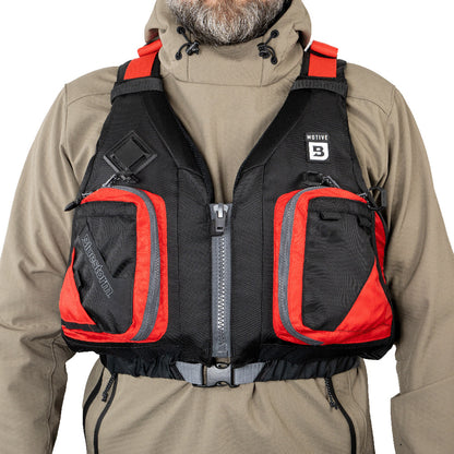 Bluestorm Motive Kayak Fishing Vest - Nitro Red - L/XL [BS-248-RDD-L/XL]