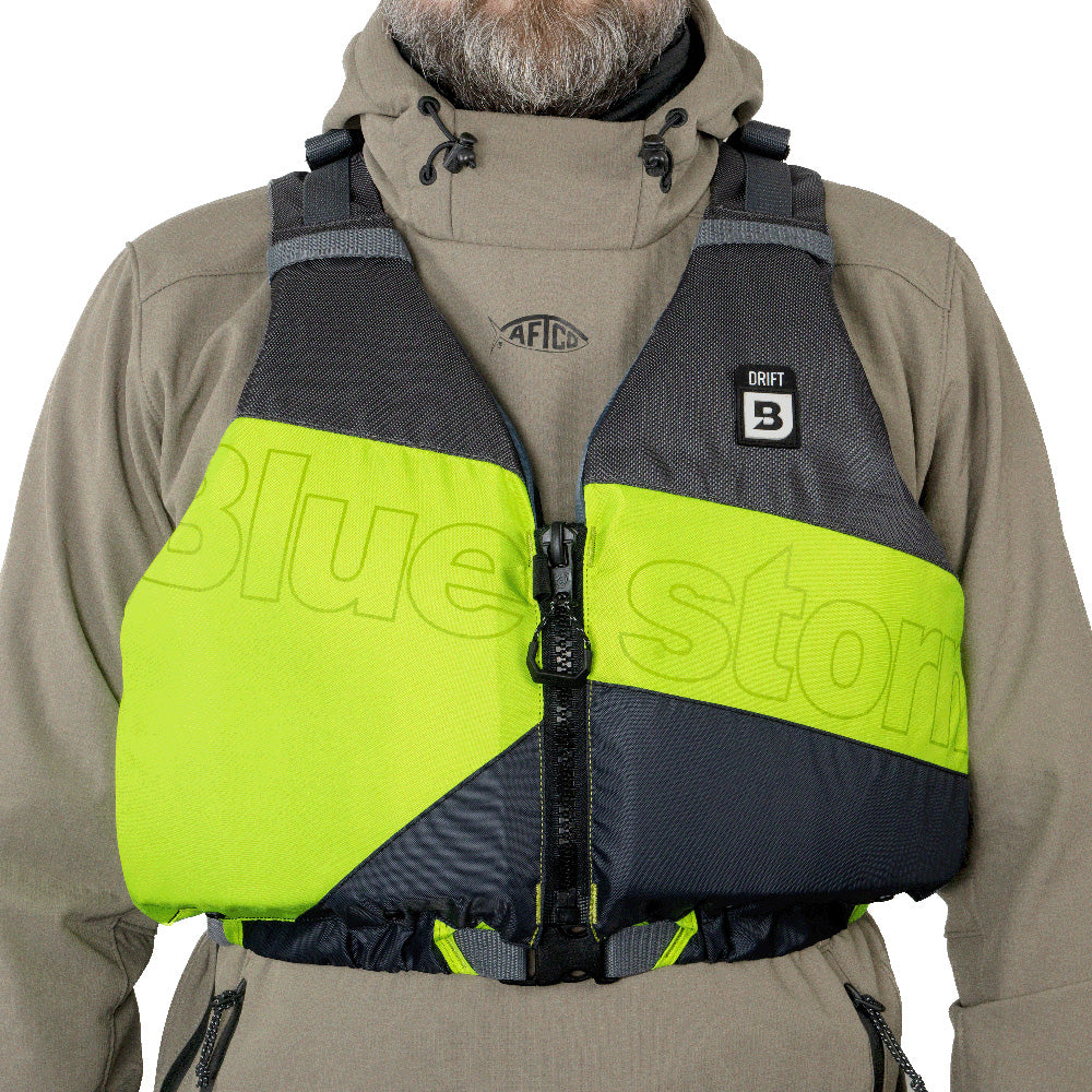 Bluestorm Drift Adult Universal Paddling Vest - Hi-Vis [BS-247-HVS-U]