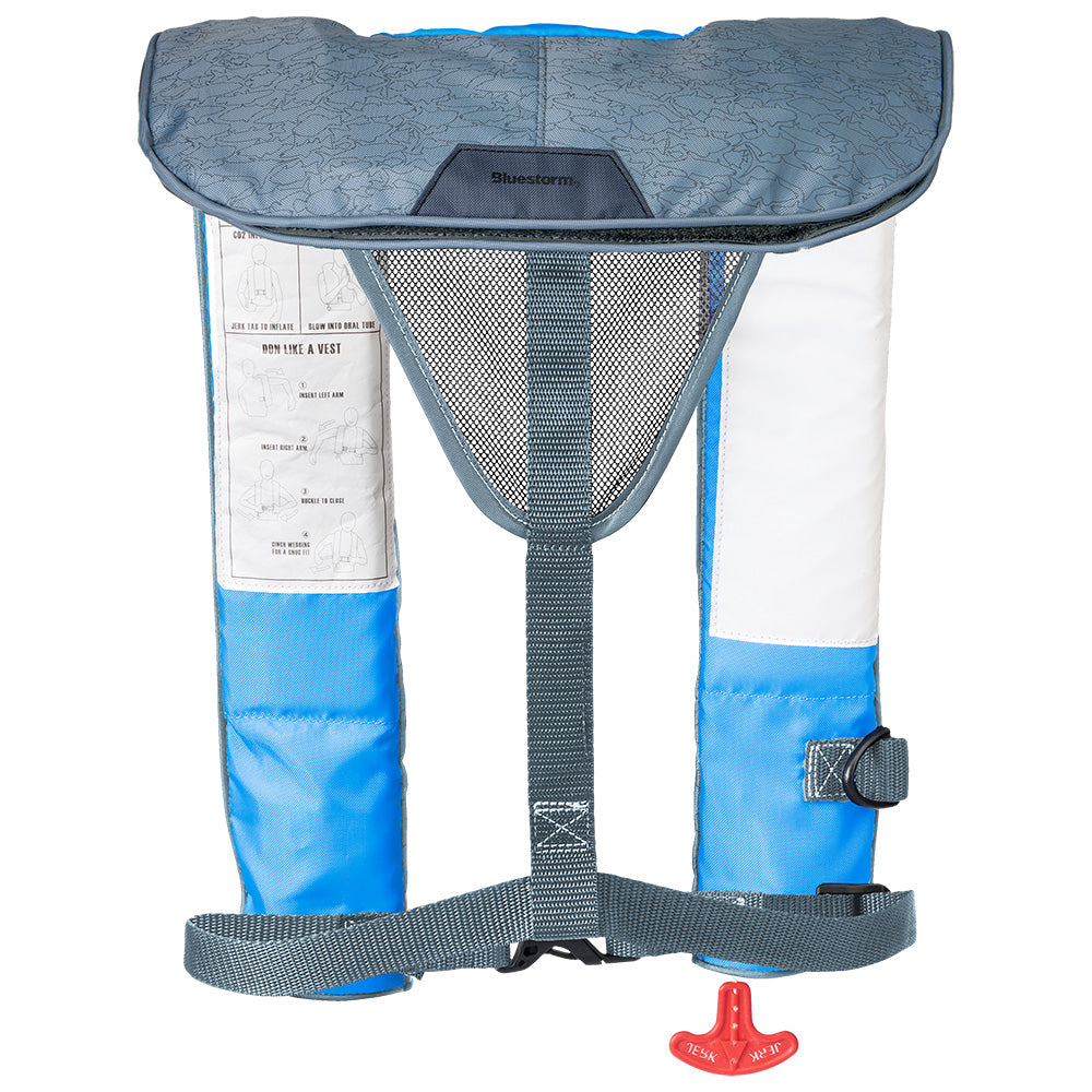 Bluestorm Cirrus 26 Auto/Manual Type V Inflatable PFD - Coastal Blue [SL6F-23-BSB]