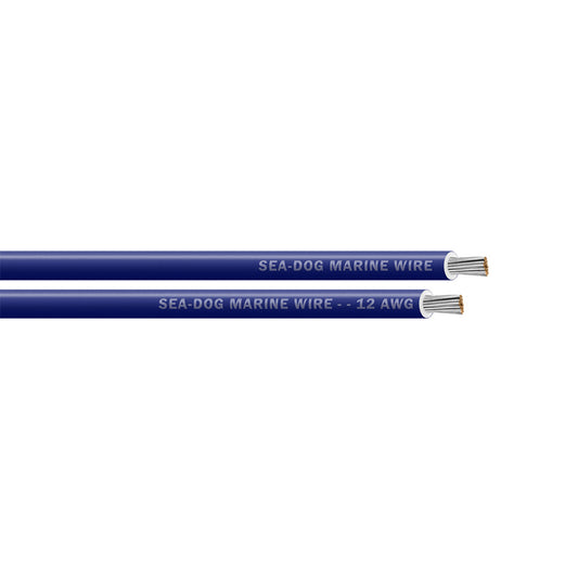 Sea-Dog 12 AWG Dark Blue Primary Wire - 400' [8012066]