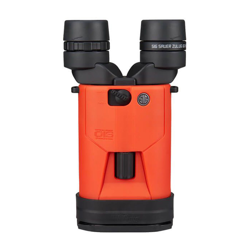 SIG SAUER ZULU6 HDX Marine Binocular w/Polarized Flip Lens - 16x42mm - Orange [SOZ6WP16M]