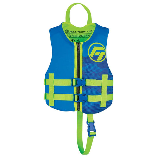 Full Throttle Child Rapid-Dry Life Jacket -Blue [142100-500-001-22]