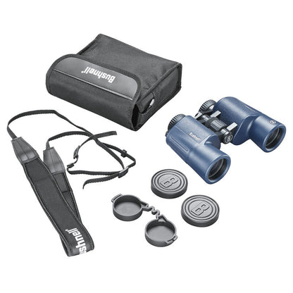 Bushnell 12x42mm H2O Binocular - Dark Blue Porro WP/FP Twist Up Eyecups [134212R]