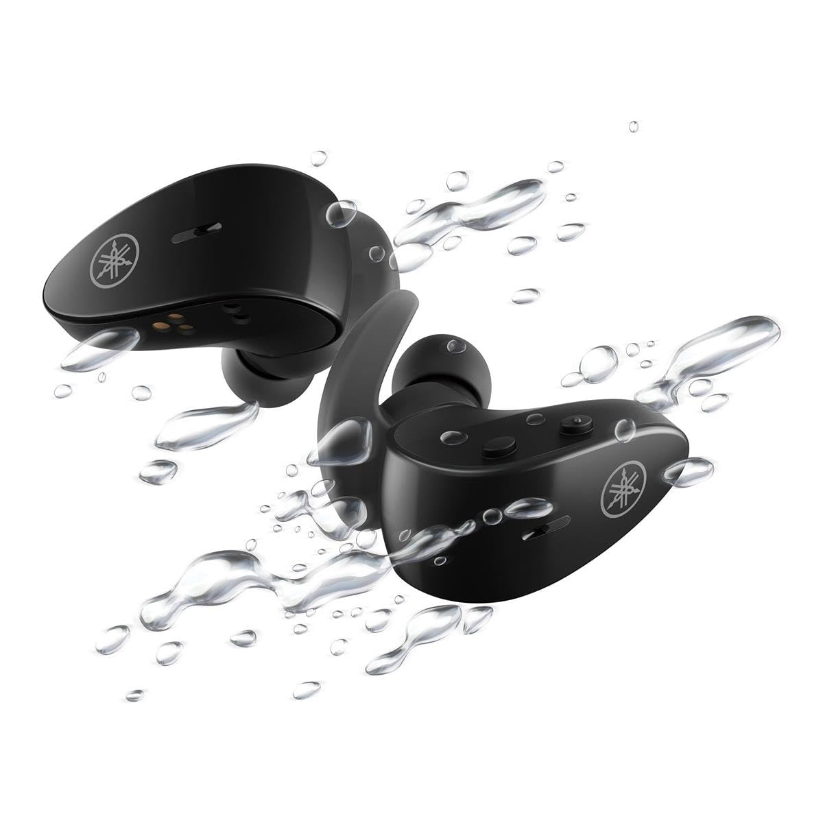 Yamaha TW-ES5A True Wireless Sport Earbuds with Bluetooth 5.2, IPX7 Waterproo...